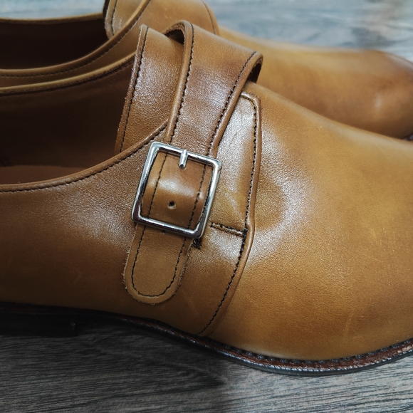 Allen Edmonds Walnut Plymouth Single Monk Strap Dress Shoes Sz 10.5 EEE 2782 main image 7